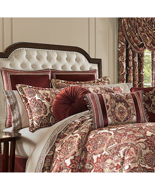J Queen New York Rosewood Burgundy Bedding Collection Reviews