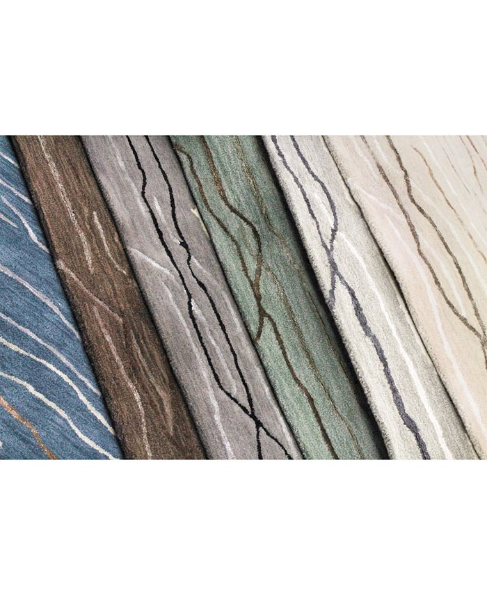 Mink CLOSEOUT! Waves 7'9" x 9'9" Area Rug Macy's