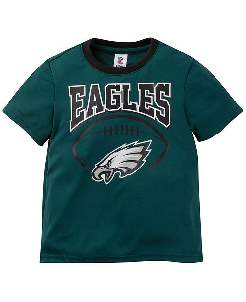 Retro Football Fans Vintage Kids T-Shirt - Philadelphia Black Shirt For Toddlers (Size 4T)
