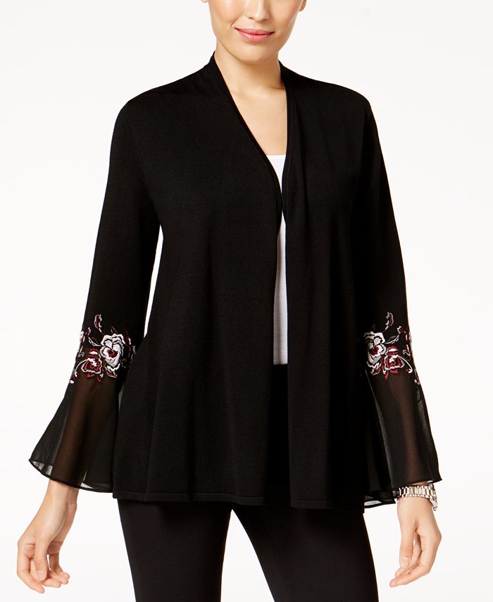 Alfani Petite Embroidered Cardigan Created for Macy s Macy s
