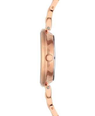 Women's Rose Gold-Tone Bracelet Watch 30mm
