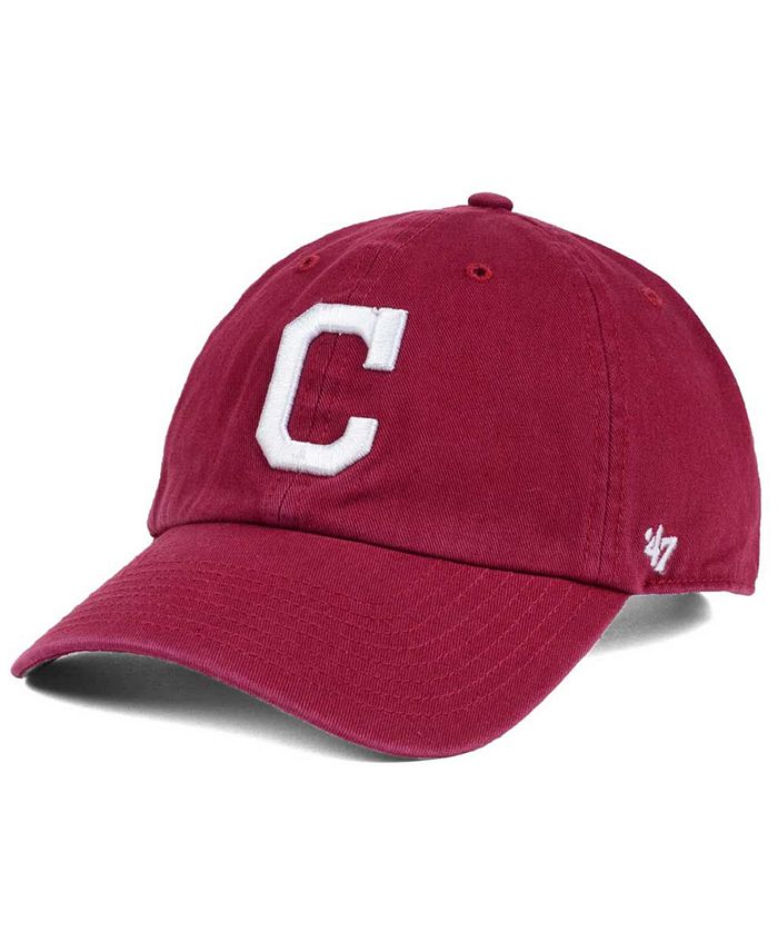 47 Brand Mlb Cleveland Indians Men's Clean Up Baseball Cap, Mlb