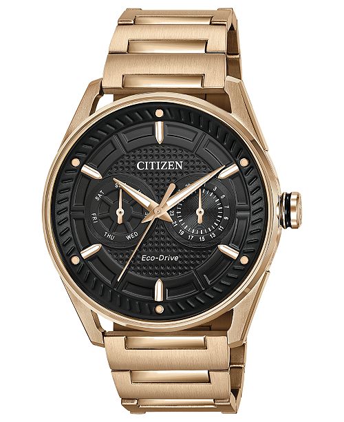 citizen eco drive rose gold
