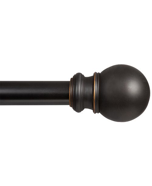 Kenney Ella 1 Twist Fit No Tools Double Curtain Rod 66 110