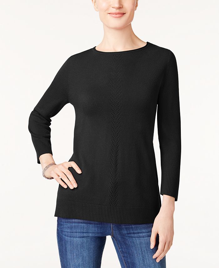 Karen scott 2024 petite sweaters