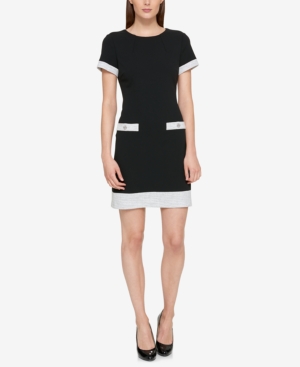 black and white tommy hilfiger dress