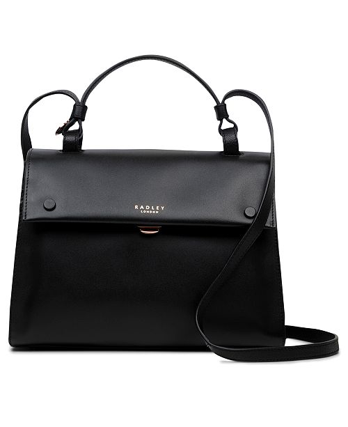 Radley London Lavender Gardens Stud Large Flapover Multiway Satchel