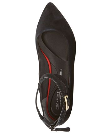 Rockport ankle strap flats outlet