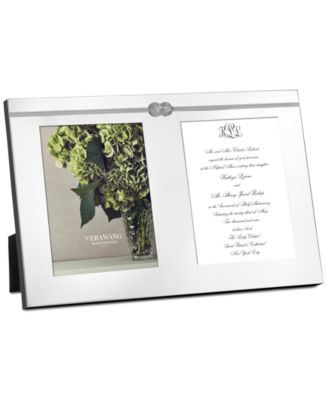 Vera Wang Wedgwood Infinity Double Invitation Frame - Macy's