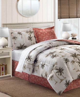 Fairfield Square Collection Palm Tree Reversible 8-Pc. Queen Bedding Set