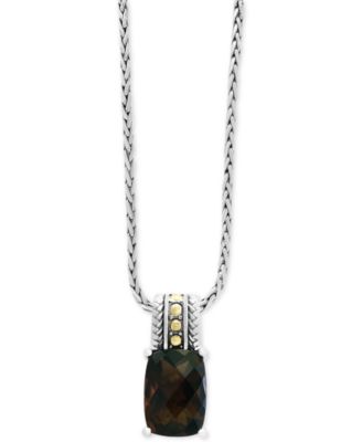 effy smoky quartz necklace