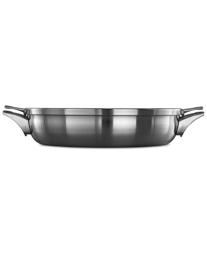 Calphalon Premier SpaceSaving Stainless Steel 12" Everyday Pan & Lid