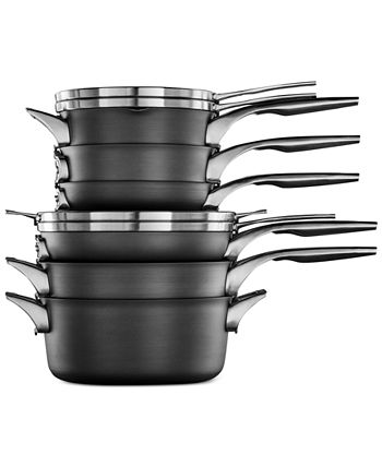 Calphalon 10 PC Space Saving Cookware Set for Sale in Denver, CO - OfferUp