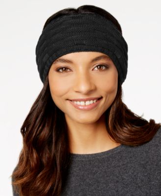 Echo - Fleece-Lined Cable-Knit Headband