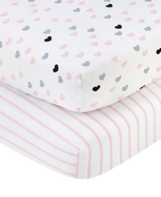 heart crib sheet