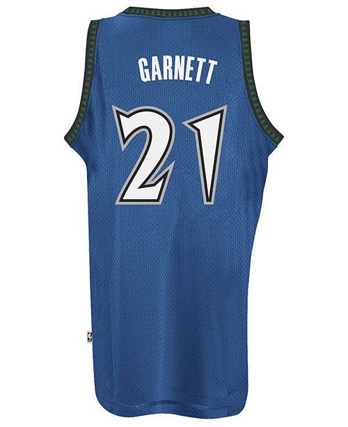 Adidas Men S Kevin Garnett Minnesota Timberwolves Retired Player Swingman Jersey Reviews Sports Fan Shop By Lids Men Macy S