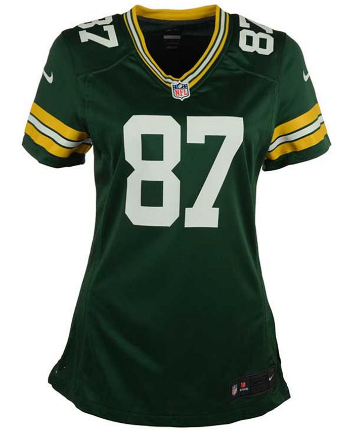 Green Bay Packers Nike Customized Throwback Game Jersey - Navy