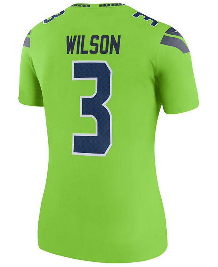 Nike Women's Russell Wilson Seattle Seahawks Color Rush Legend