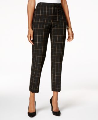 petite plaid pants