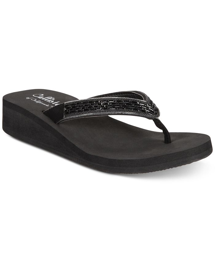 Callisto Echo Thong Wedge Sandals & Reviews - Sandals - Shoes - Macy's