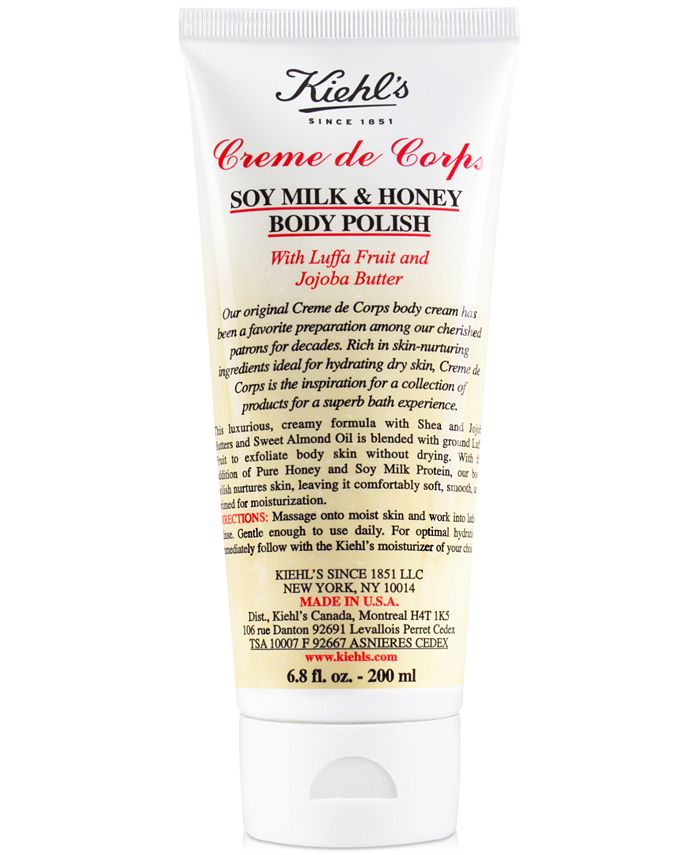 Kiehl's Since 1851 - Creme de Corps Soy Milk & Honey Body Polish, 6.8-oz.