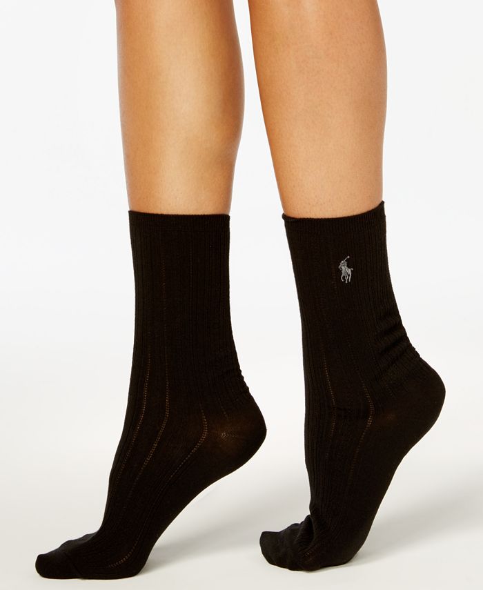 Polo Ralph Lauren Women's Drop Needle Ribbed Socks Macy's