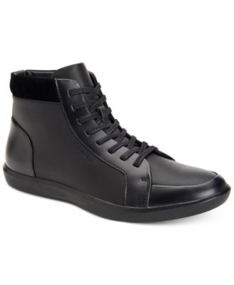 Calvin Klein - Men's Malvern Box Leather Sneakers