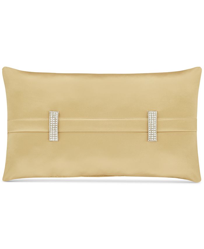 J Queen New York Satinique Decorative Pillow, 12" x 20" Macy's