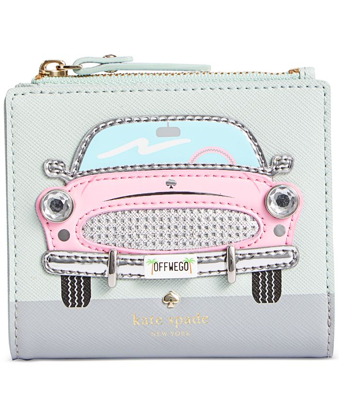 kate spade new york Checking in Pink Car Adalyn Wallet & Reviews - Handbags  & Accessories - Macy's