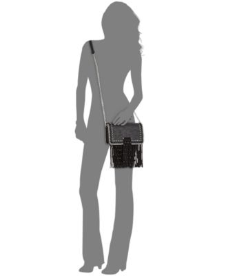 INC International Concepts Anna Sui x I.N.C. Fringe Embellished Chain Crossbody, Created for Macy's