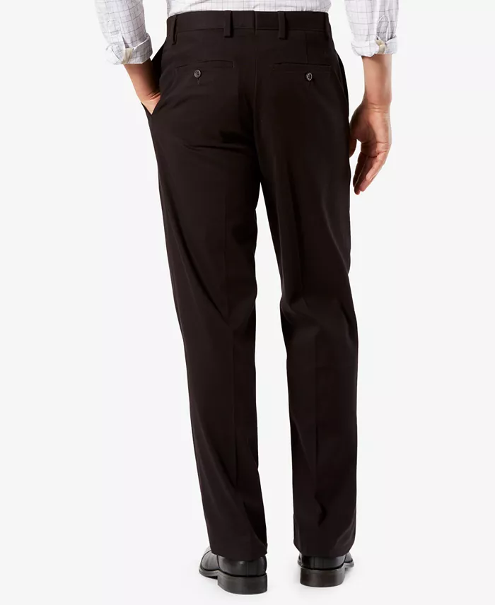 Men's Easy Classic Fit Khaki Stretch Pants - thumbnail 2