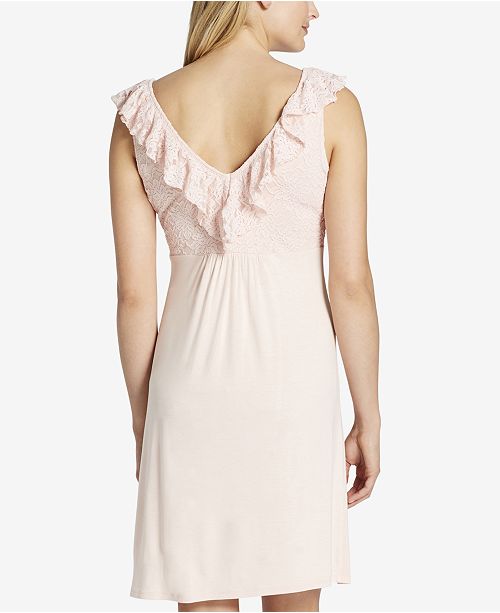 Jessica Simpson Maternity Lace Trim Nightgown Reviews Macys