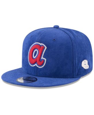 New Era Atlanta Braves All Cooperstown Corduroy 9FIFTY Snapback Cap ...