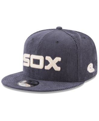 corduroy fitted hat white sox