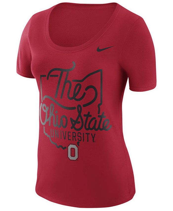 Nike Women's Ohio State Buckeyes State Local Elements T-Shirt - Macy's