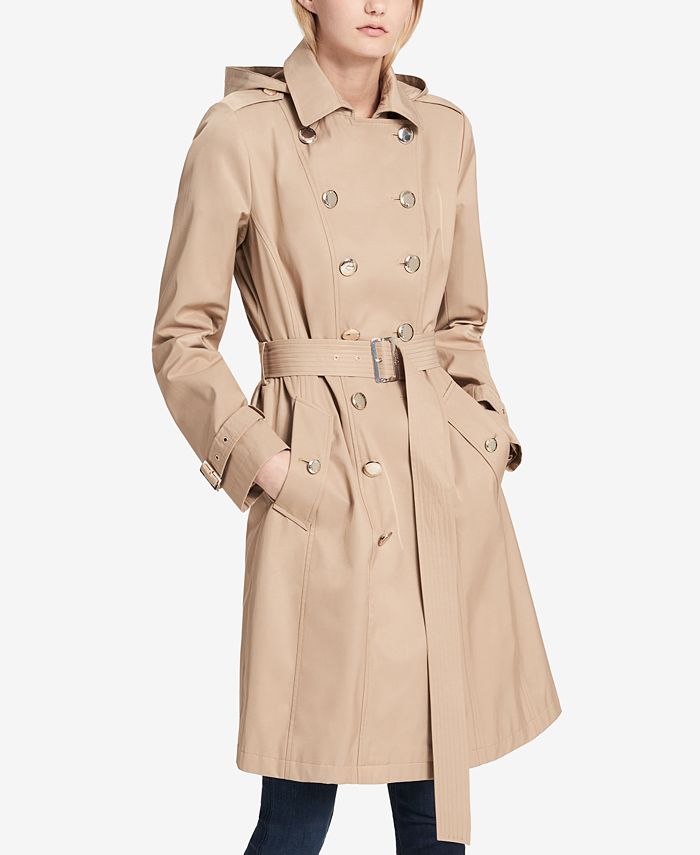 Calvin Klein Water-Resistant Trench Coat & Reviews - Coats & Jackets -  Women - Macy's
