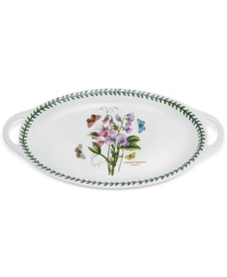 Botanic Garden Oval Handled Platter 