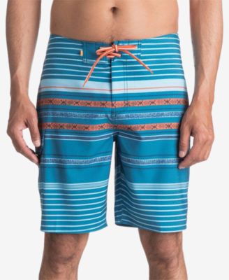 Quiksilver - Men's  Striped Swim Trunks