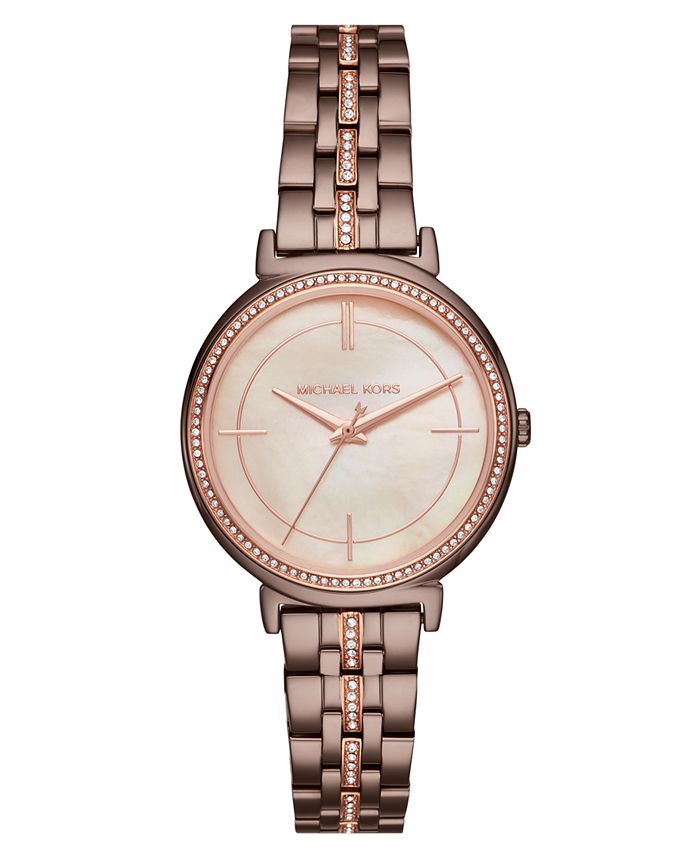 Michael Kors Women s Cinthia Sable Stainless Steel Bracelet Watch