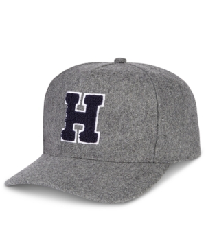 Tommy Hilfiger Men's H Patch Flannel Baseball Hat