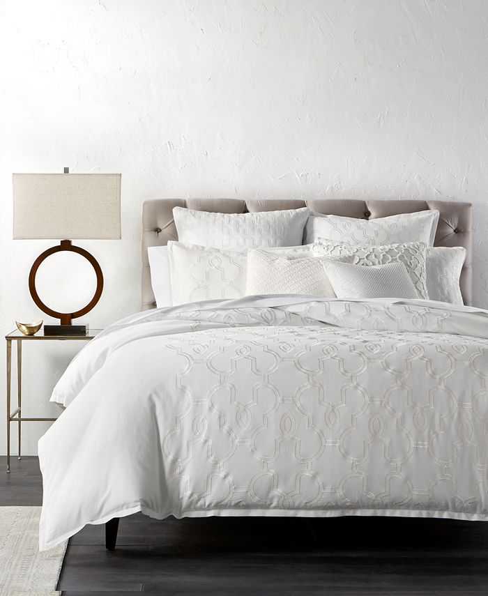 Hotel Collection Inlay Cotton Queen Bedskirt, Created for Macy's Macy's