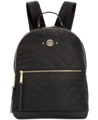 tommy hilfiger quilted backpack