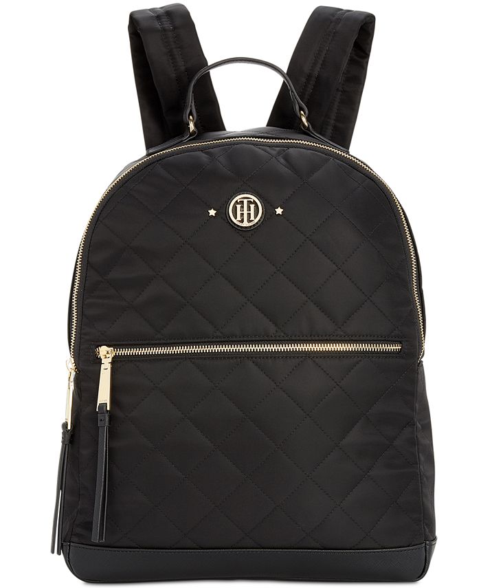 Tommy Hilfiger Quilted Stars Nylon Dome Backpack - Macy's