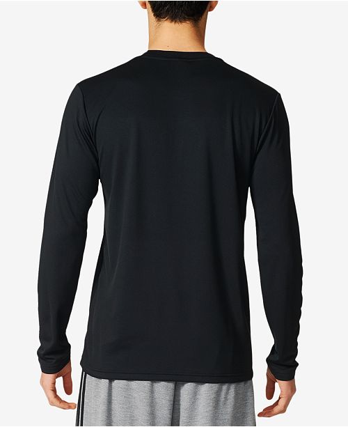 adidas Men's ClimaLite® Long-Sleeve T-Shirt - T-Shirts - Men - Macy's