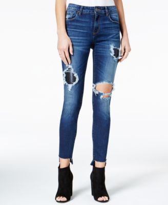 STS Blue Sequined Rip \u0026 Repair Skinny 