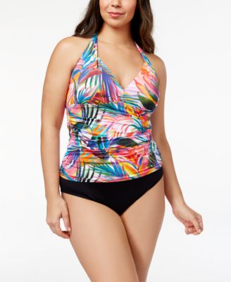 tummy control tankini plus size