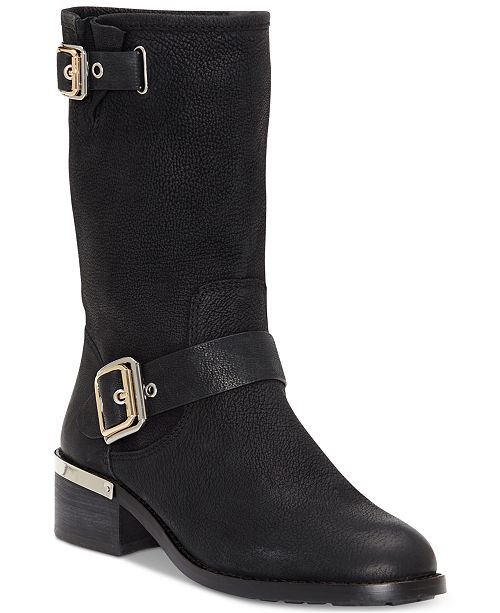 Vince Camuto Women&#39;s Windy Moto Boots - Boots - Shoes - Macy&#39;s