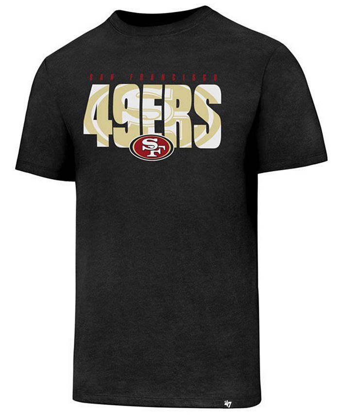 '47 Brand Men's San Francisco 49ers Fade Route Club T-Shirt - Macy's