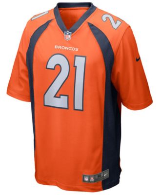 Nike Denver Broncos No21 Aqib Talib Orange/Navy Blue Men's Stitched NFL Elite Fadeaway Fashion Jersey