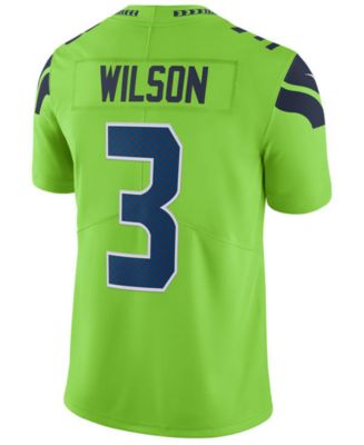 Nike Men's Russell Wilson Seattle Seahawks Limited Color Rush Jersey ...